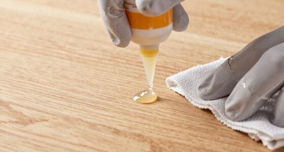 remove excess glue carefully