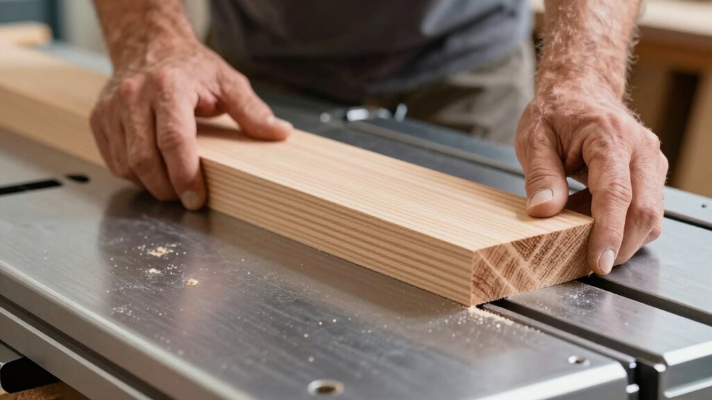 rip cuts for lumber sizing