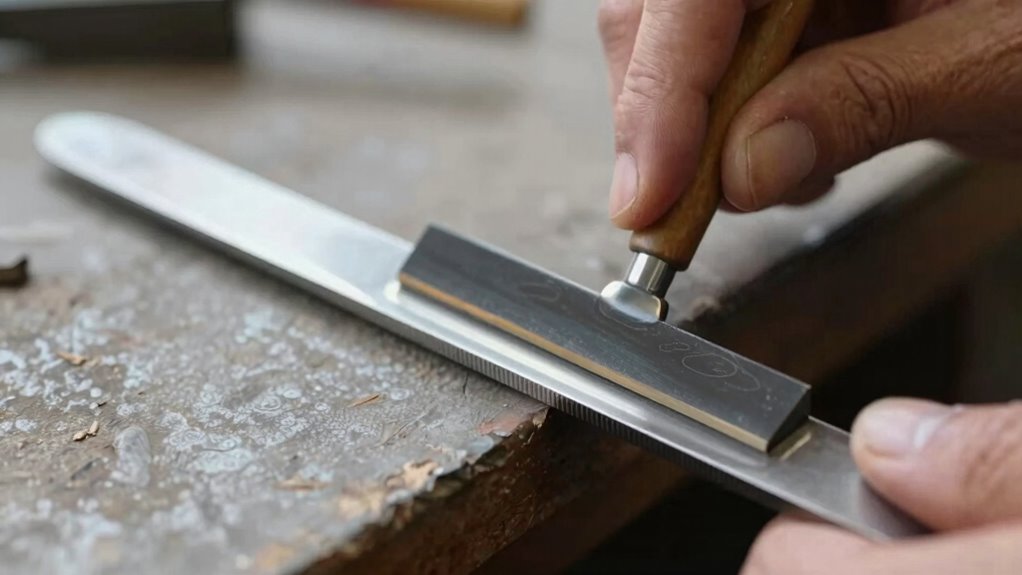 routine scraper maintenance and sharpening