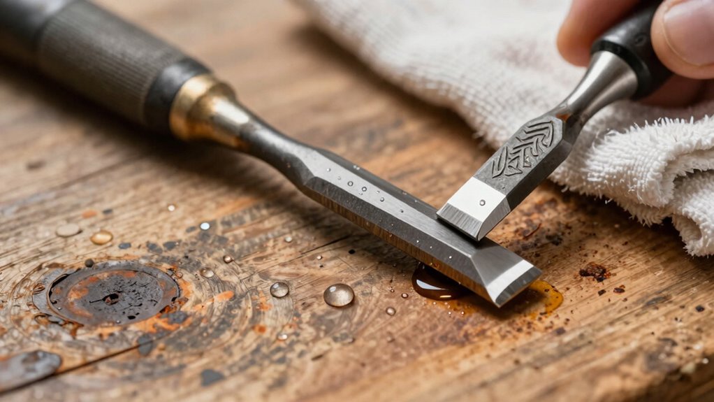 rust damages tools precision