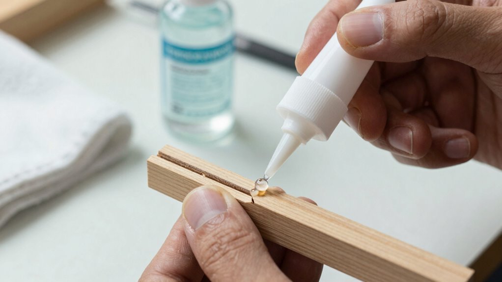 safe ca glue cleanup