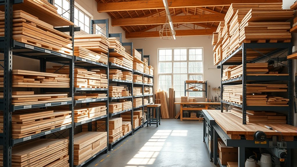 safe versatile lumber storage