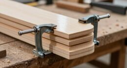 secure curved lamination clamps