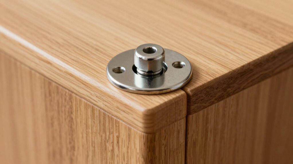 secure reversible furniture connection