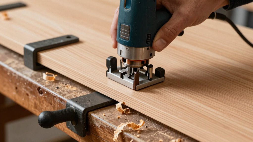 secure stabilize cut precisely