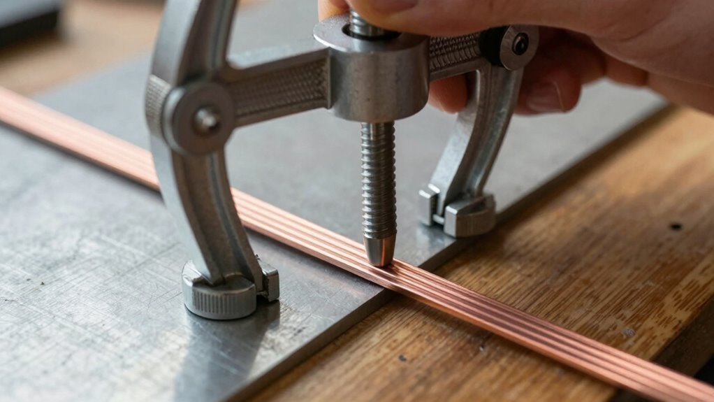 secure thin strip edges