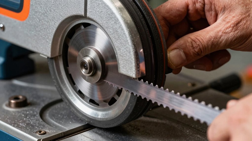 set blade tension correctly