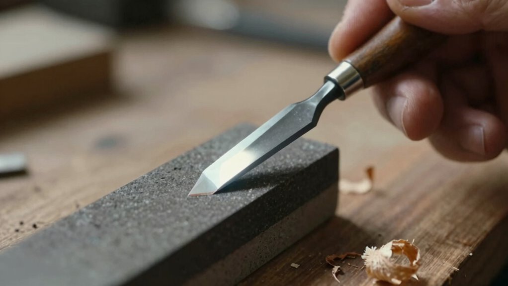 set consistent sharpening angles