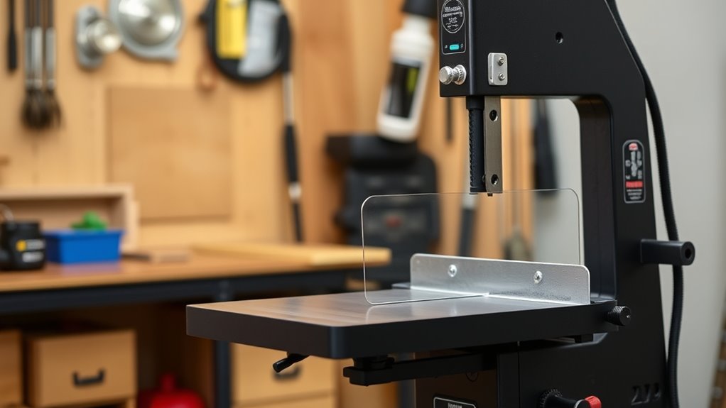 shop friendly bandsaw features