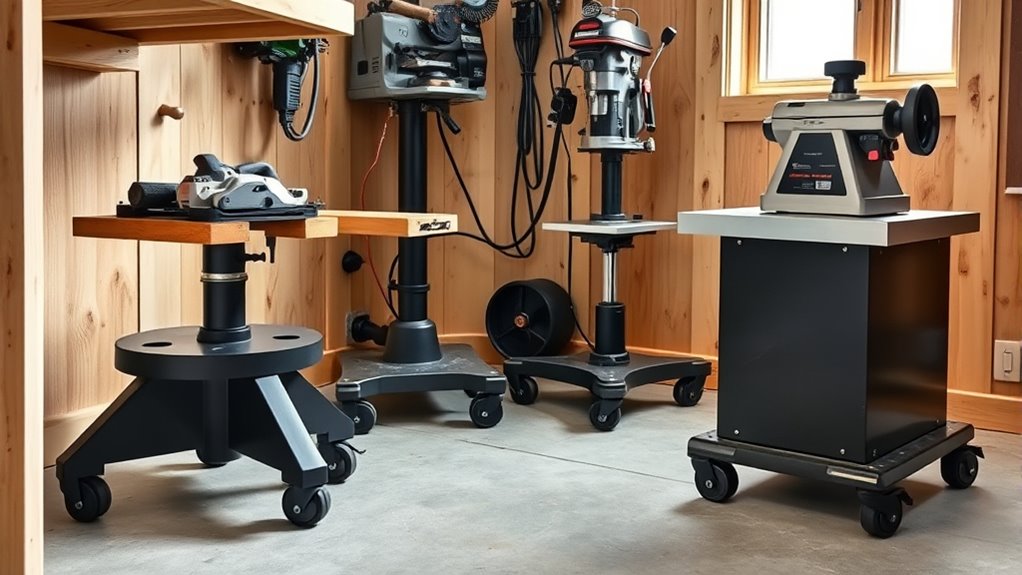 shop friendly mobile base features