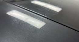 smooth glossy paint finish