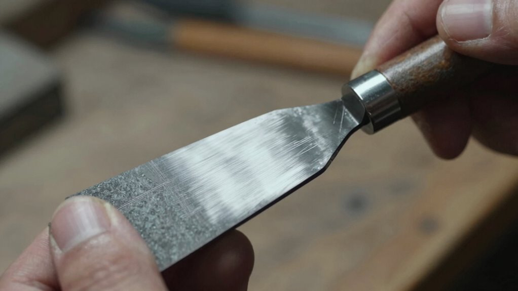 smooth polished cutting edge