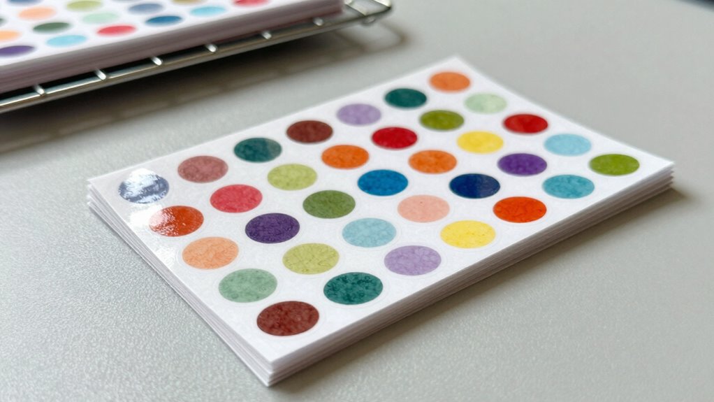 stacking wet stickers causes warping