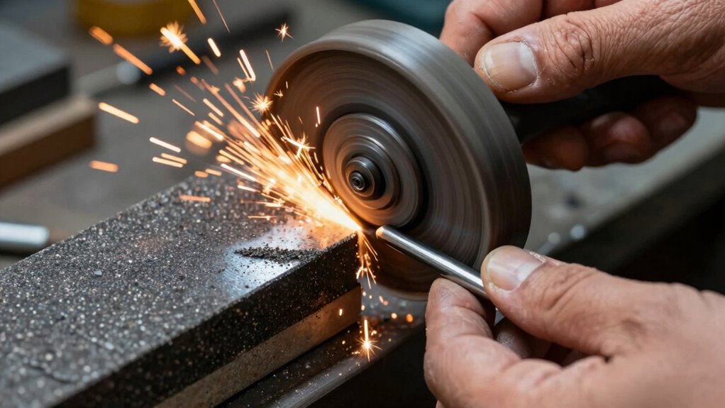 systematic grinding and honing technique