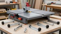 table saw outfeed supports