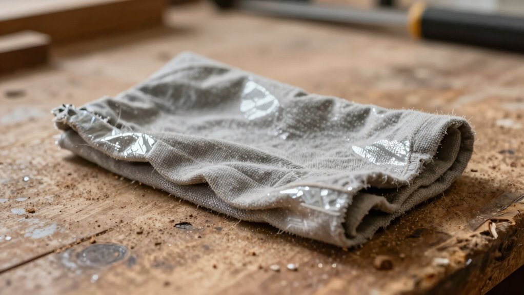 tack cloth dust removal