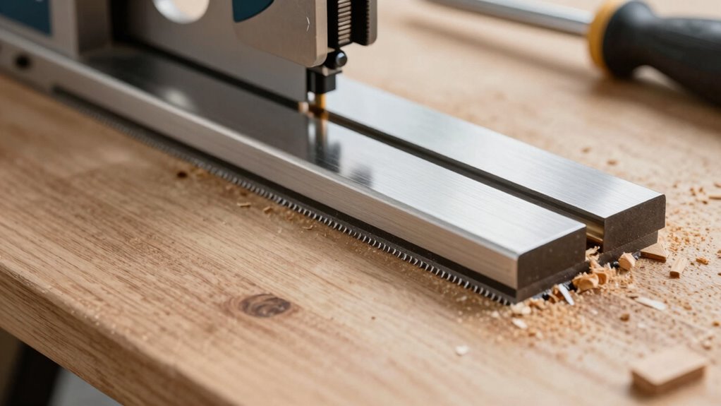 tight fitting saw blade support