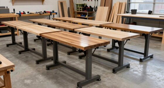 top adjustable woodworking workbenches