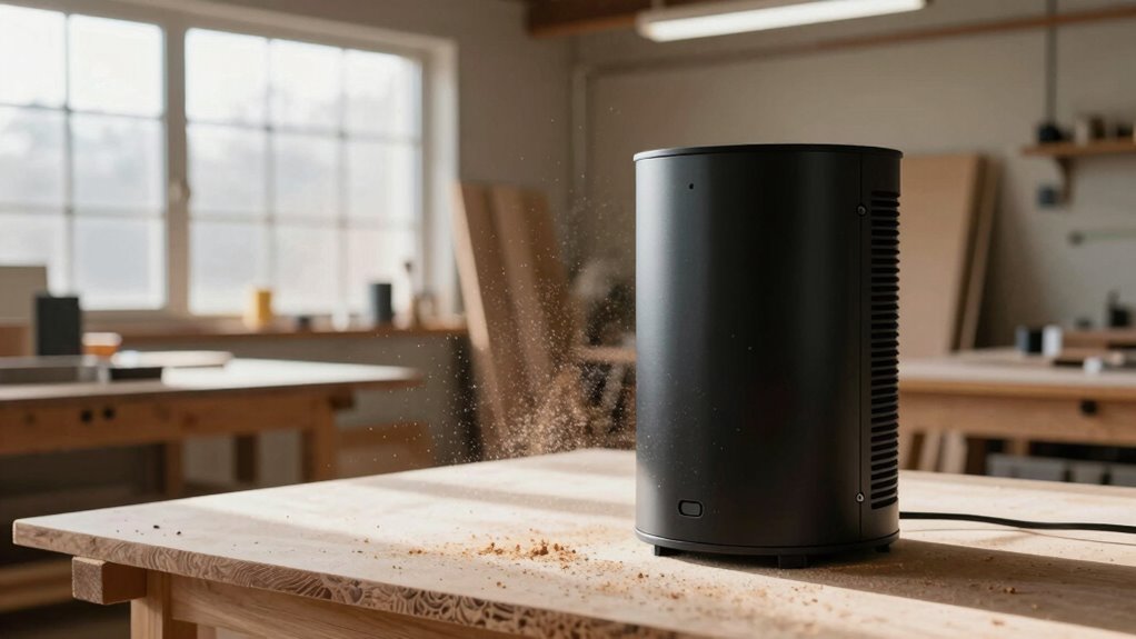 top air filtration for woodshops