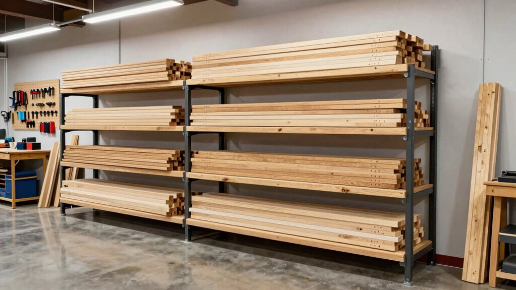 top garage lumber storage options