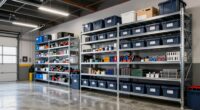 top garage shelving systems