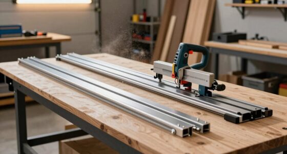 top garage track saw guides