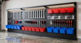 top garage wall storage