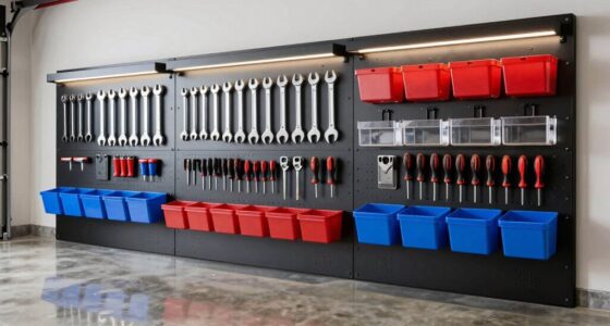 top garage wall storage