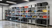 top heavy duty garage shelves