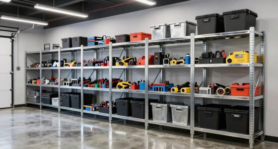 top heavy duty garage shelves