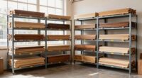 top lumber storage rack systems