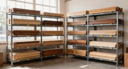 top lumber storage rack systems