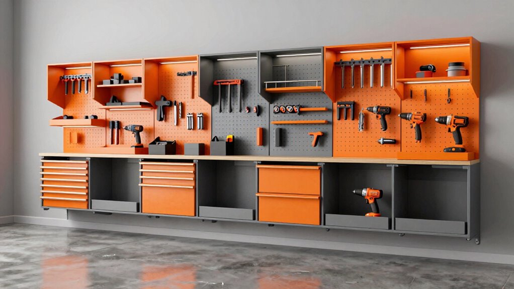 top modular wall storage