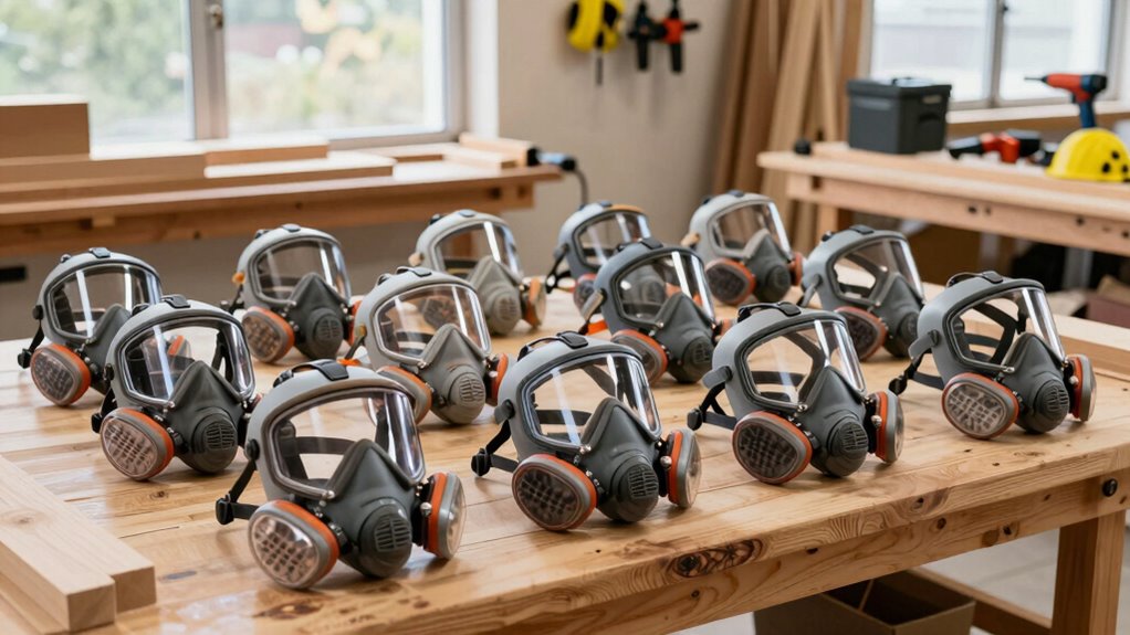 top wood finishing respirators