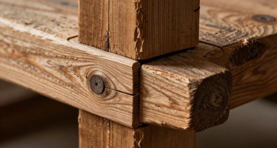 traditional wedge joint craftsmanship