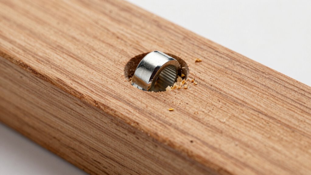 use backing to prevent damage