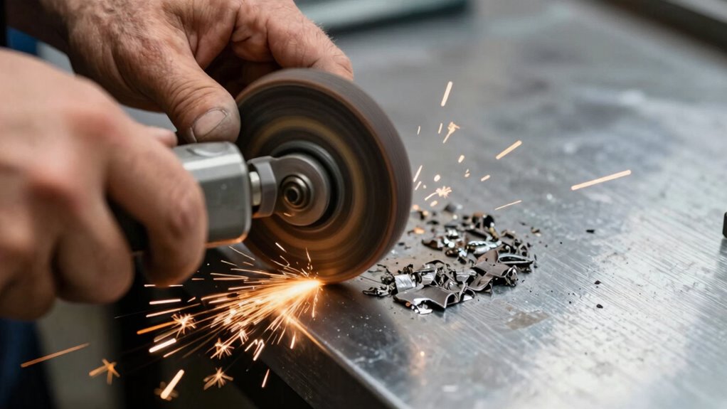 use grinding for surface prep