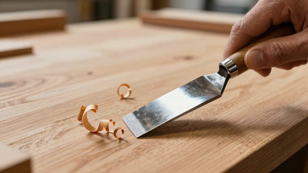 use large surface scraper