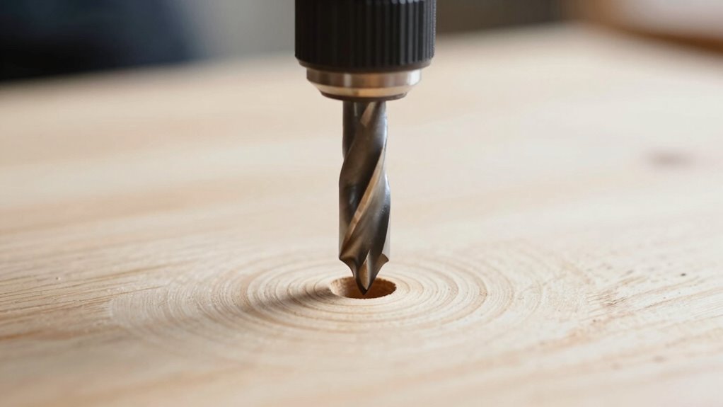 use pilot holes for guidance