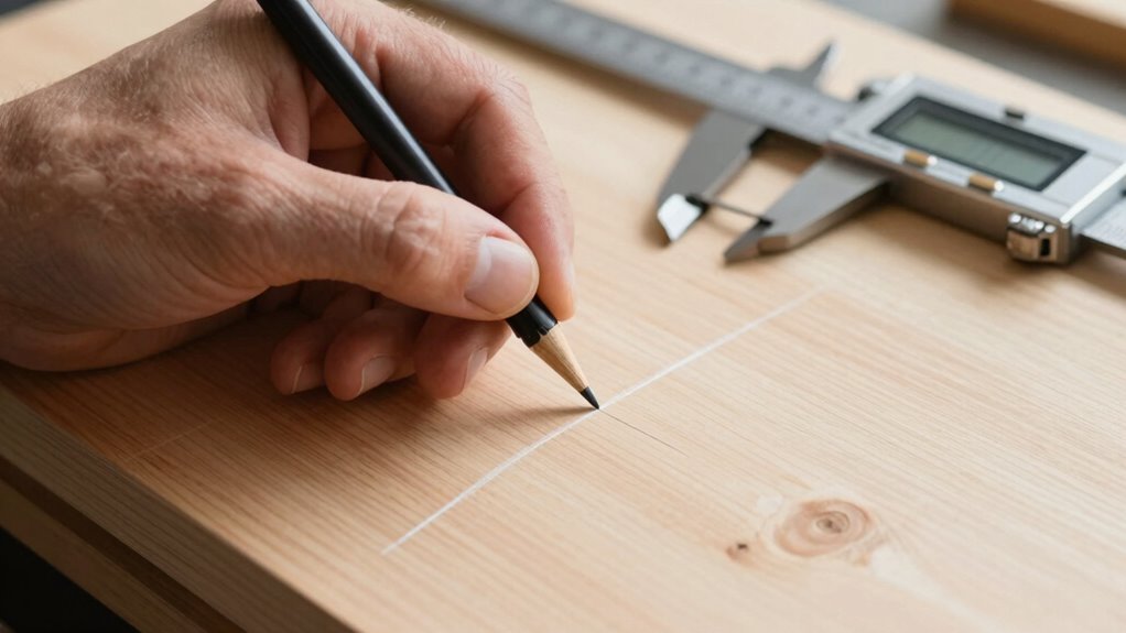 verify measure mark accurately