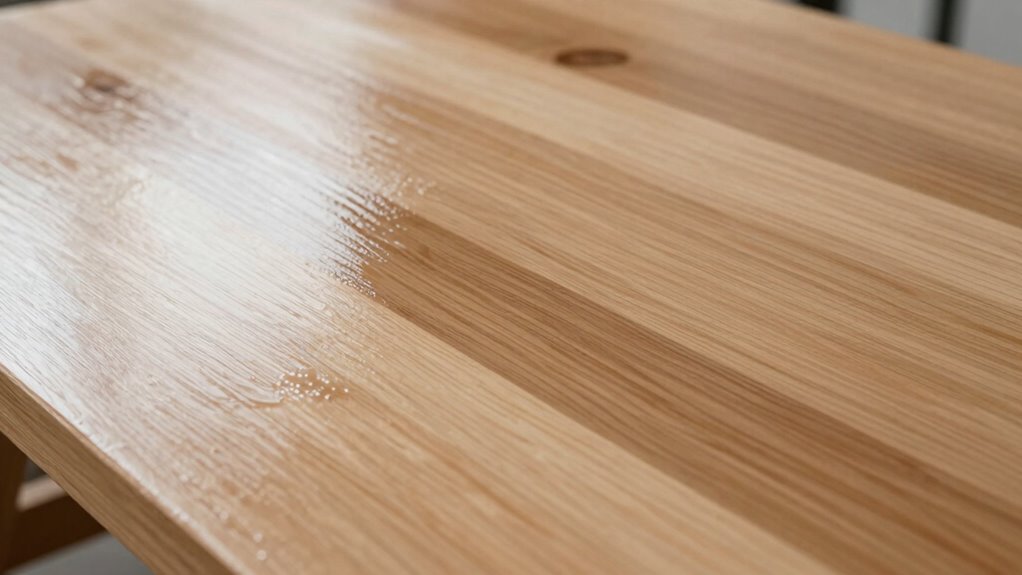 wait dry cure finish