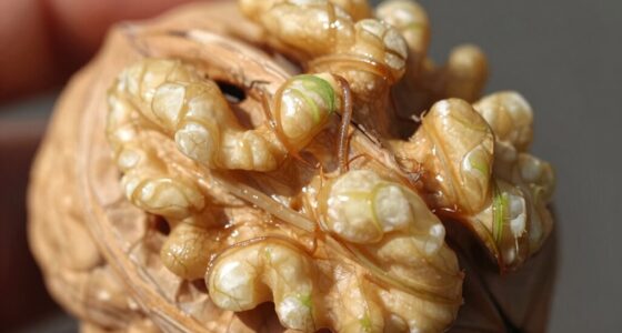 walnut maturation and transparency