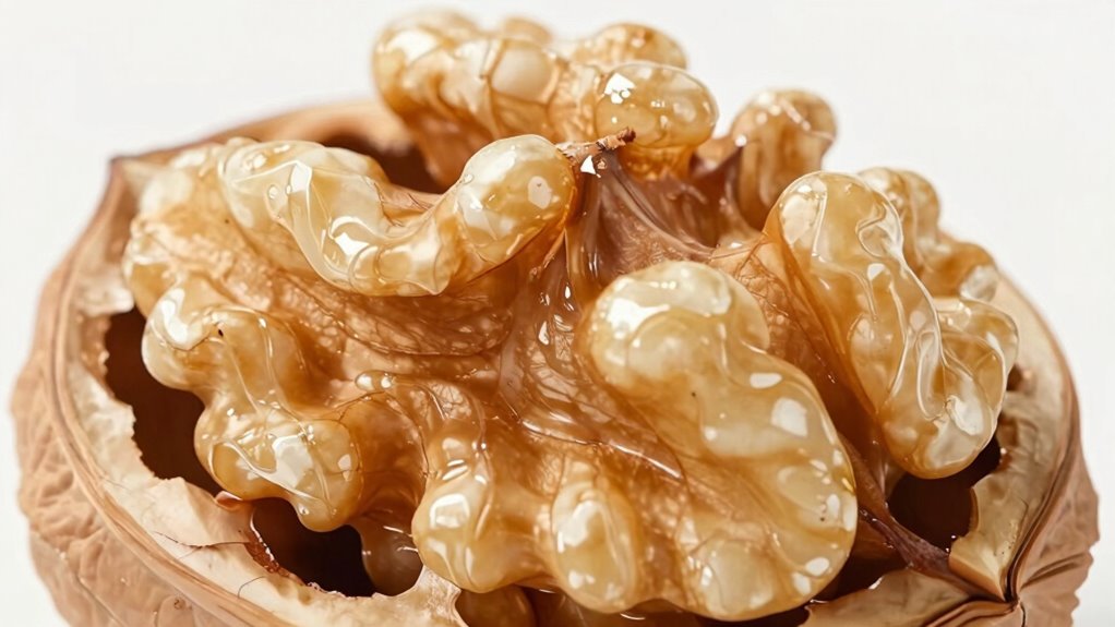 walnut maturity visual indicators