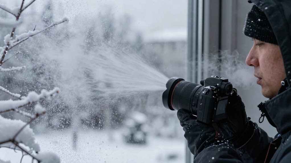 warm materials improve spray coverage