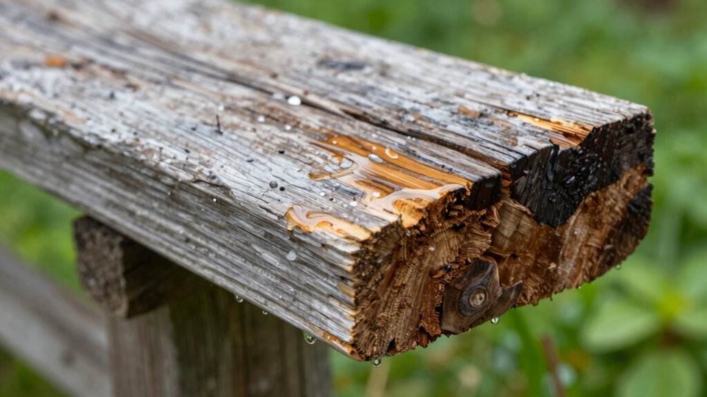 water absorption causes damage