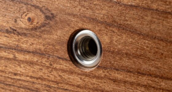 wood insert blowout prevention