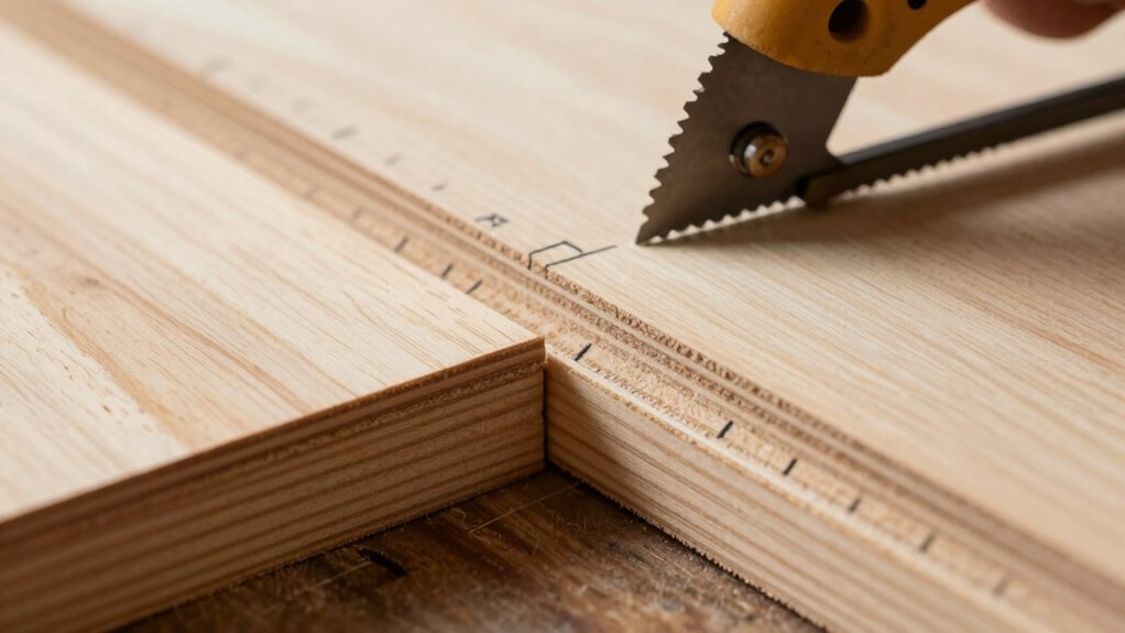 wood joint groove strength