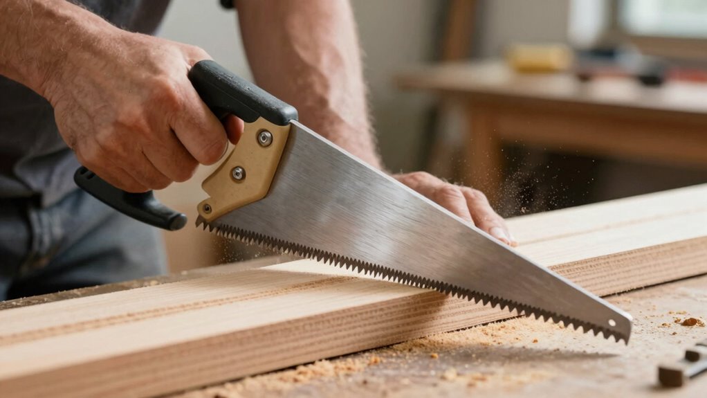 wrist control for straight cuts