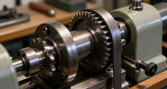 adjust lathe belt tension