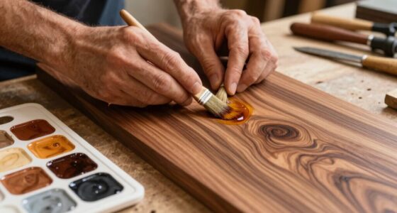 controlled wood finish matching